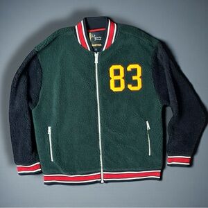 The Lil Yachty Collection By Nautica Bomber Jacket Size Large Color Block Green